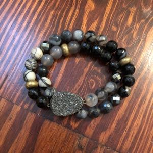 Silpada beaded wrap bracelet